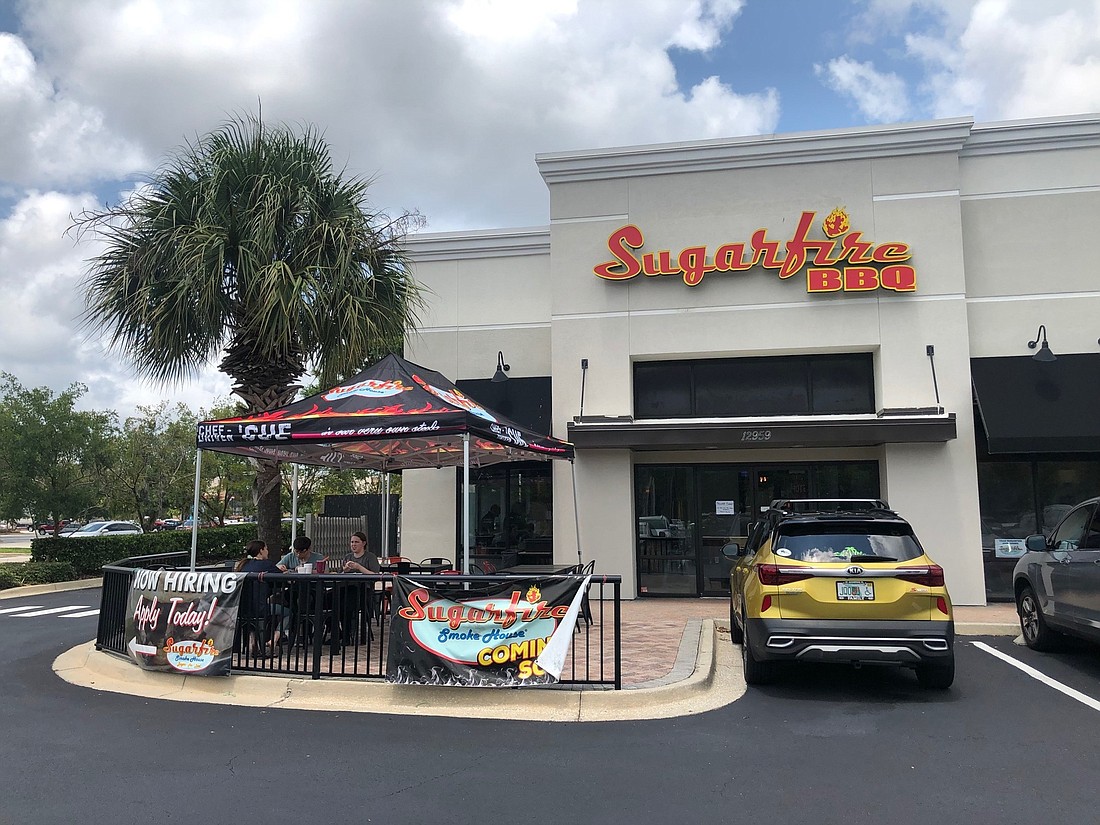 Sugarfire converted a former Panera Bread at 12959 Atlantic Blvd., east of Girvin Road, into a 90-seat restaurant, including patio seating.