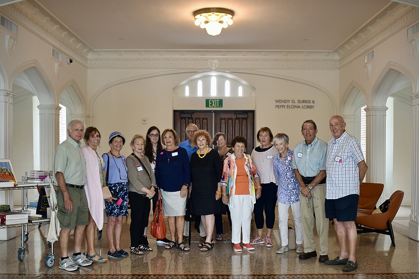 Temple Beth Israel members visit the Sarasota Art Museum of Ringling College. (Photos by Lesley Dwyer)