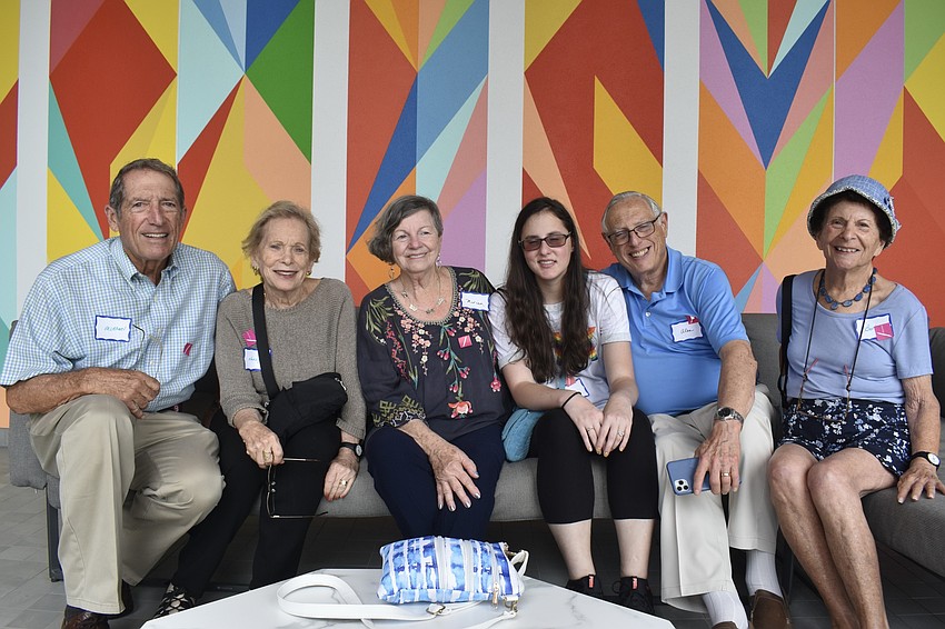 Michael Eisenstat, Nancy Eisenstat, Miriam Goldfarb, Marla Sax, Alan Goldfarb and Barbara Pressman