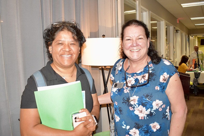 Stella Villegas and Celia Moore