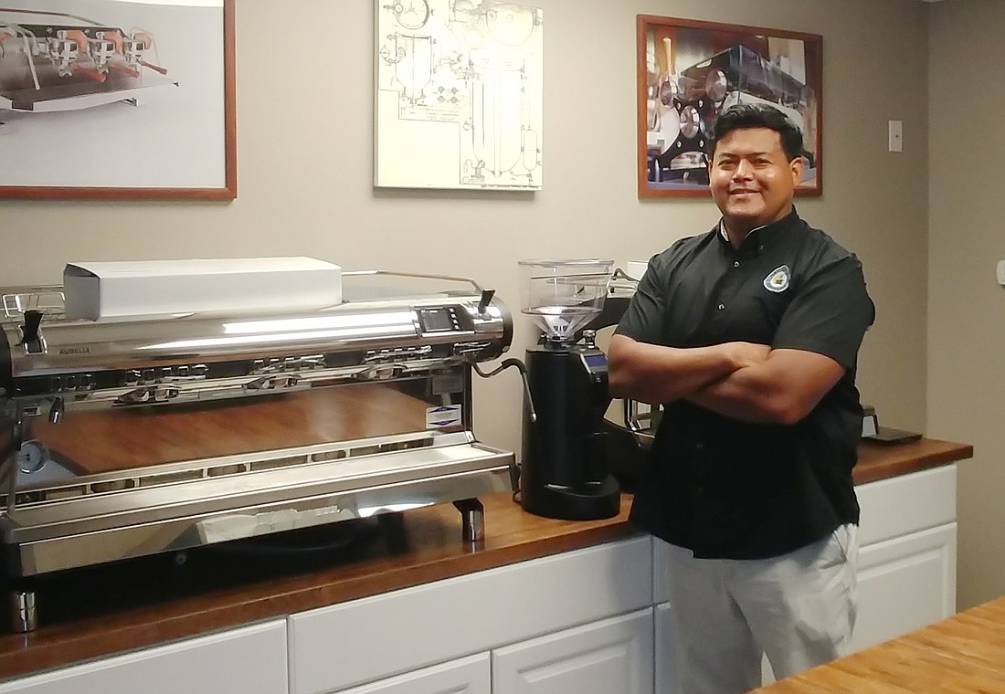 Jacksonville Coffee Co. owner Jose Parada is planning a retail store and coffee shop in St. Johns Town Center North.