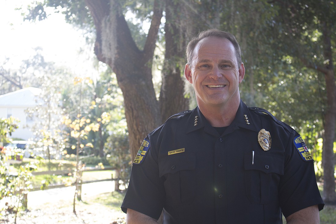 Windermere Police Chief David Ogden, who was hired by the town a little over three years ago, has 30 years of law-enforcement experience under his belt.
