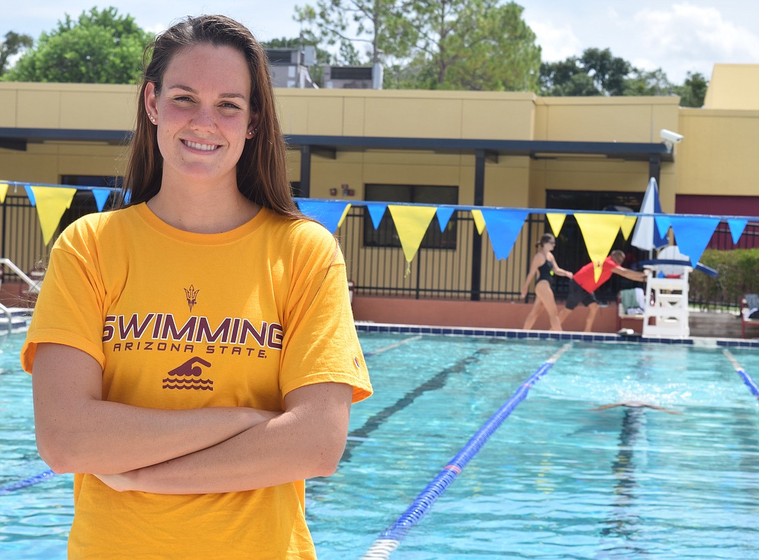 Kendall Dawson, 19, has trained with Fast Lane Aquatics since she was 9 and is headed to ASU to train under Bob Bowman.