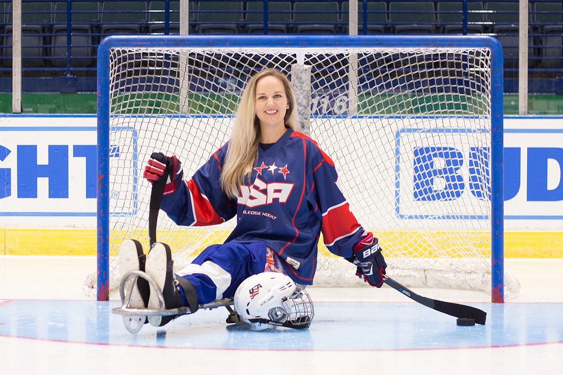 Lakewood Ranch&#39;s Monica Quimby was named to the women&#39;s sled hockey Team USA for the eighth time in August. Courtesy photo.