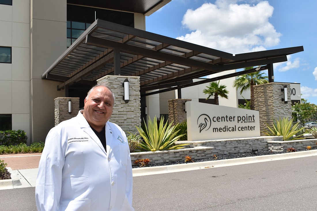 Dr. Abdel H. ElhoushyÂ is the lead physician at Comprehensive Pain Solutions. (Photo by Ian Swaby)
