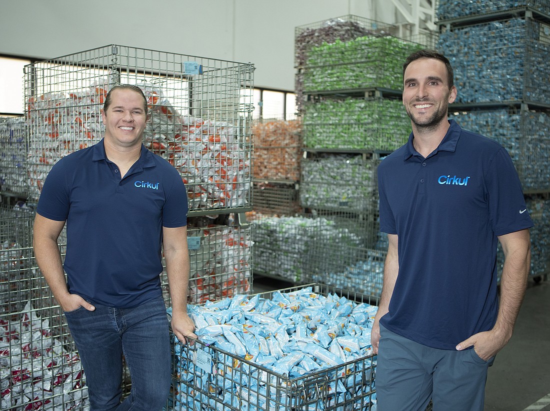 Cirkul co-founders Garrett Waggoner and Andy Gay. (Photo by Mark Wemple)