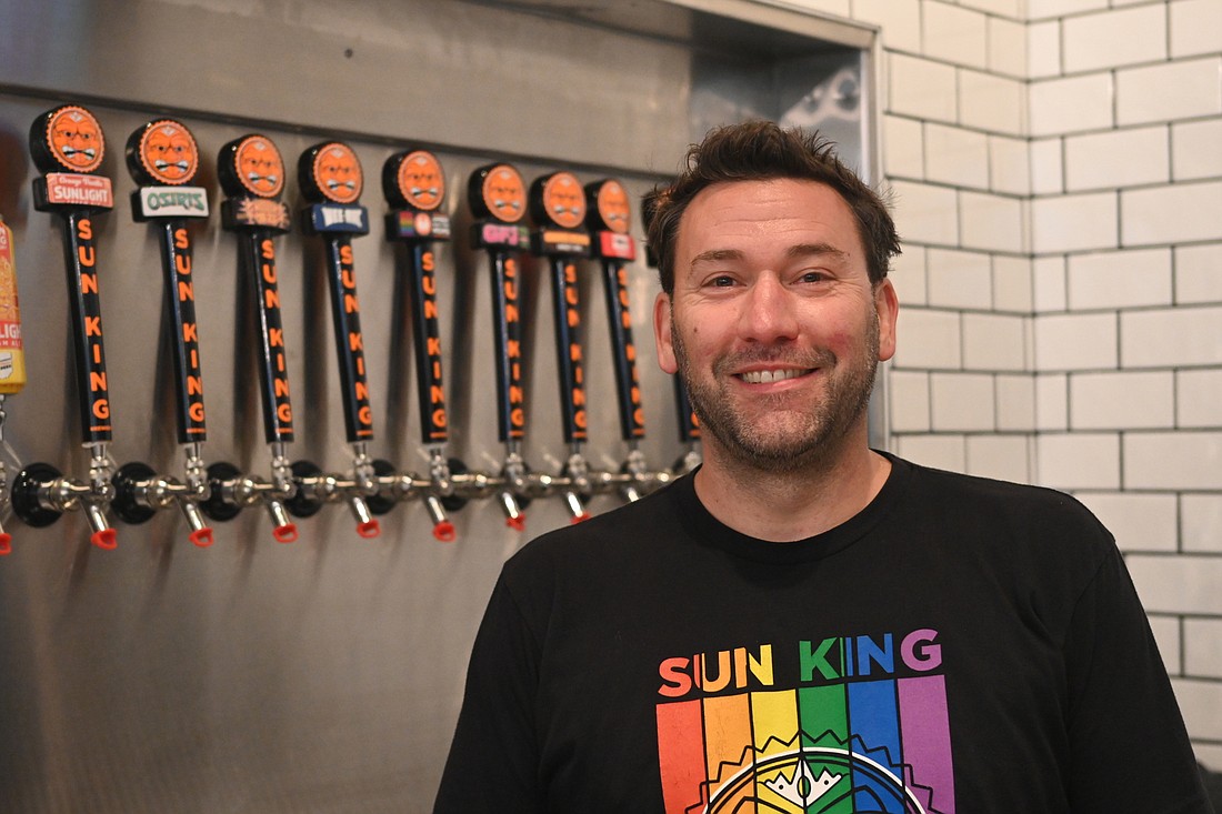 Sun King co-founder Clay Robinson is moving his beer business and his family to Florida. (Photo by Spencer Fordin)