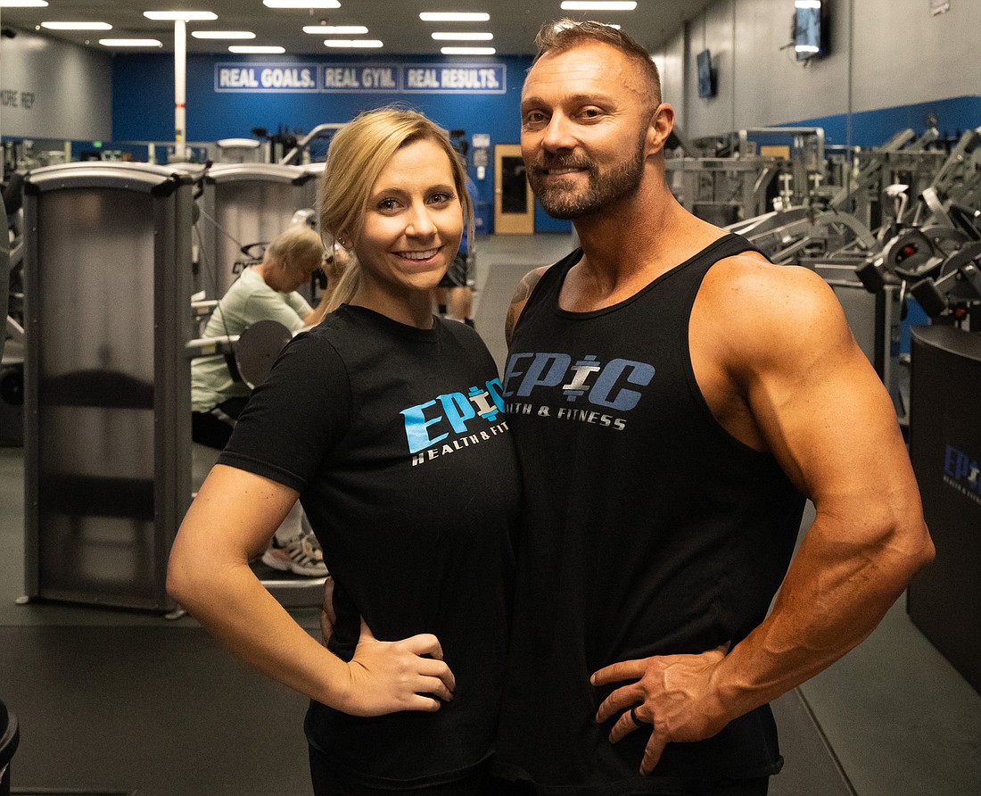 Epic Health and Fitness co-founders Kelly and Ryan Unger. (Courtesy photo)