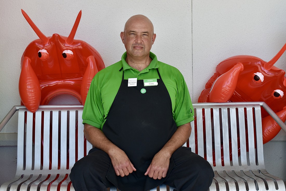 Evan Vandepolder is a Publix employee of 30 years. (Photo by Lesley Dwyer)