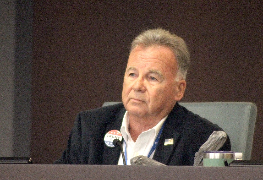 Ed Danko said he supports a roll-back tax rate, meaning there would be no increase. He said, "If there was ever a time that we needed to tighten our belts, the time is now." Photo by Brian McMillan