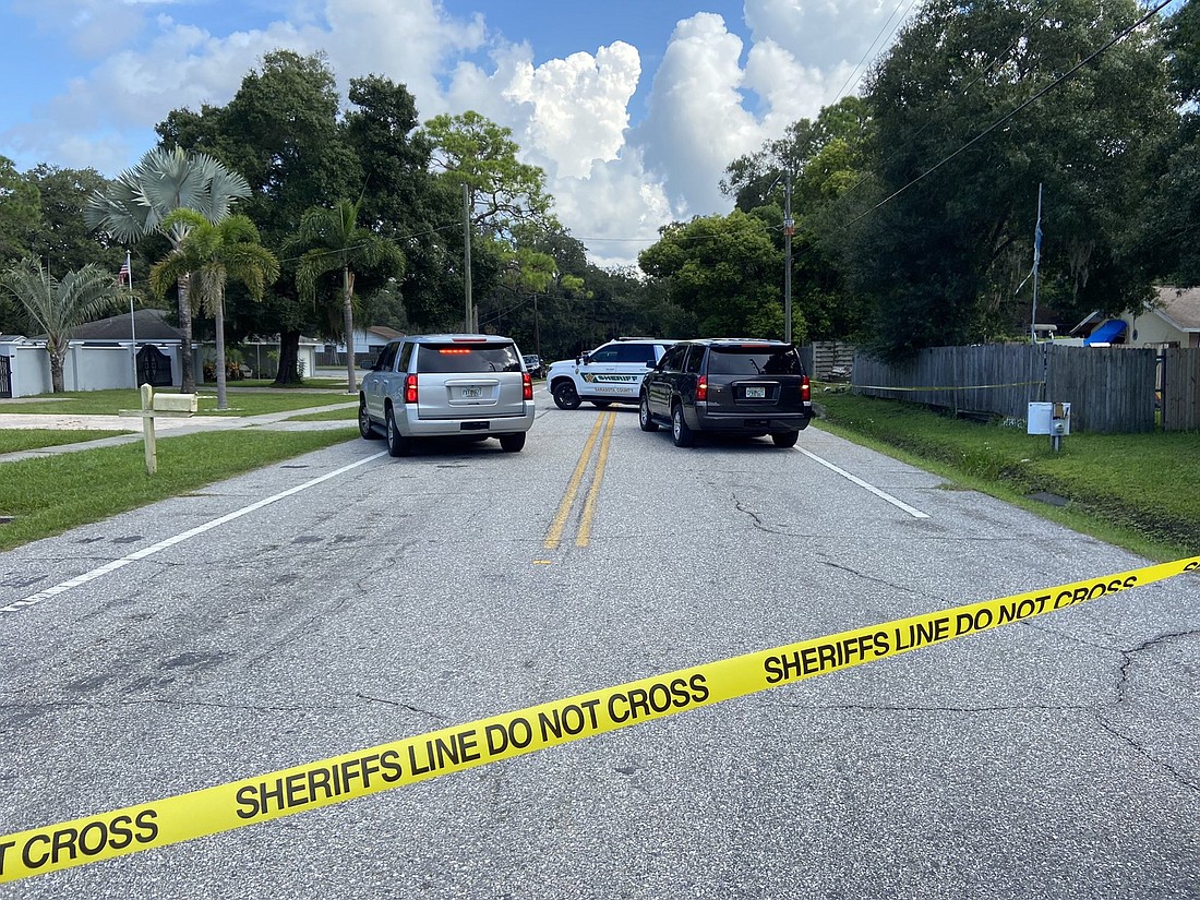 The attack on the deputy and shooting took place in the 300 block of Richardson Way around 9:29 a.m. (Photo via Sheriff&#39;s Office)