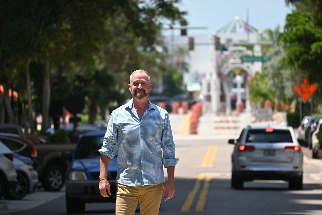 Jeffery Kin hopes to use Sarasota as his canvas to build a lasting arts festival. (Photo by Spencer Fordin)