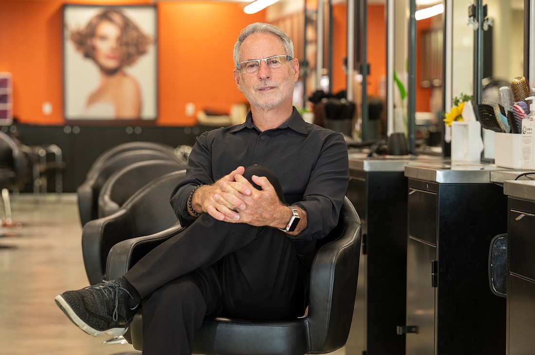 Richard Weintraub opened Fashion Focus Hair Design, which later joined the Yellow Strawberry brand,Â in 1974. He owned the salon for 48 years, until announcing his retirement this year. (Photo by Lori Sax)