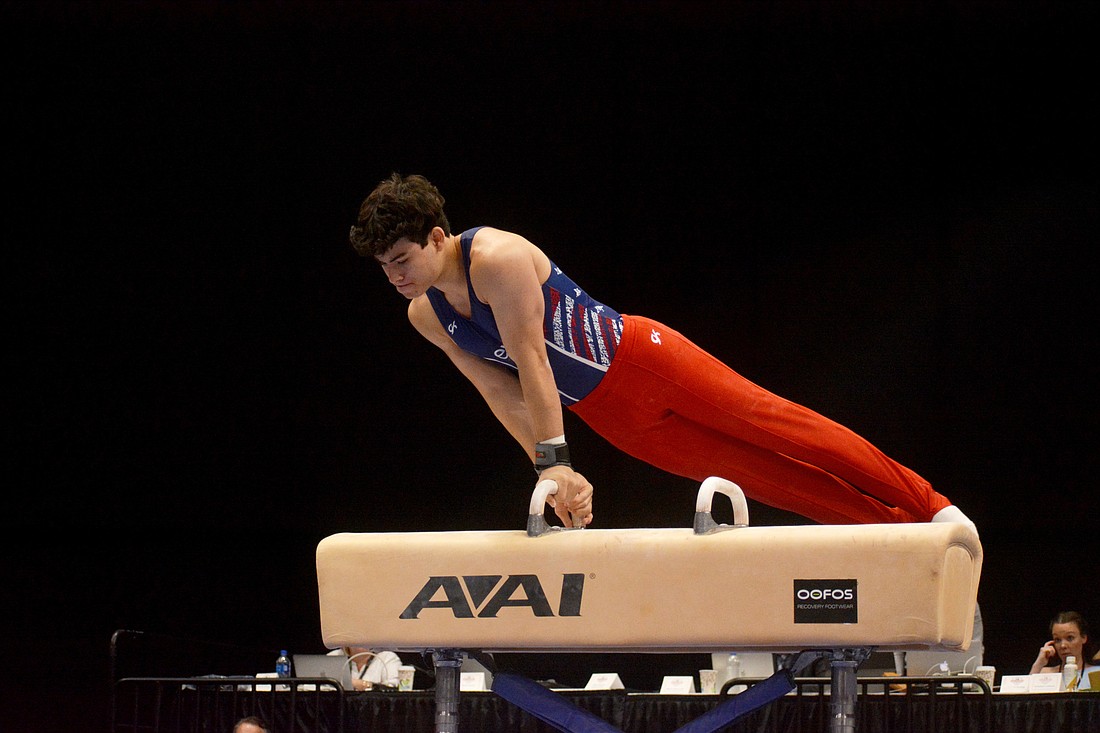 6. Siesta Key's Benjamin Aguilar competed at the 2022 U.S Gymnastics Championships in Tampa.