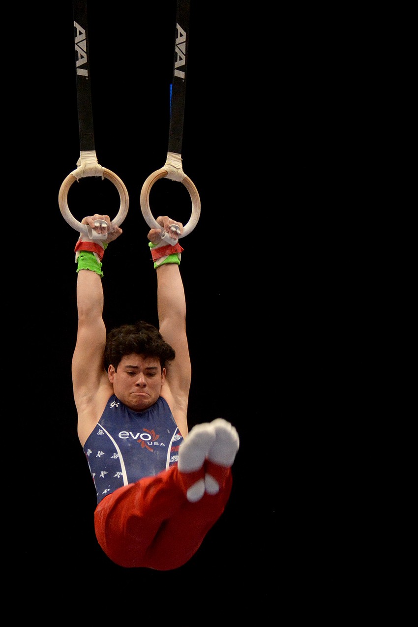 6. Siesta Key's Benjamin Aguilar competed at the 2022 U.S Gymnastics Championships in Tampa.