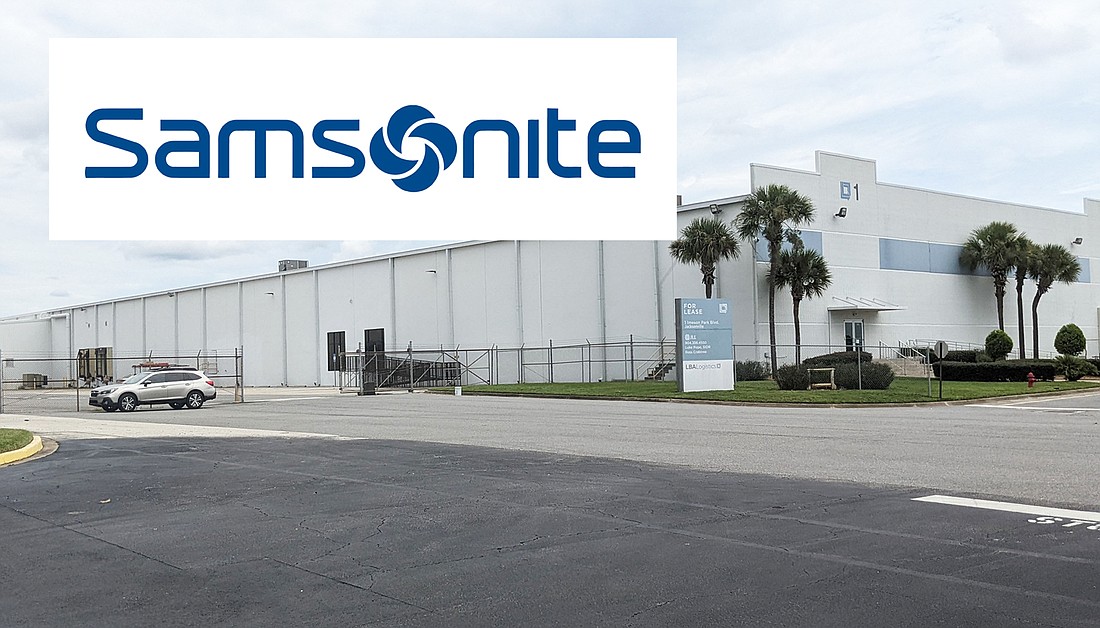 A Samsonite Factory Storeâ€ is planned at 1 Imeson Park Blvd., No. 201, in North Jacksonville. The entrance will be on the side of this building where a ramp can be seen.