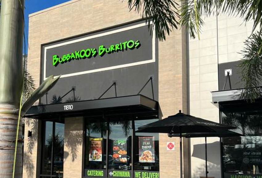 A new Bubbakoo’s Burritos opens today West Orange Times & Observer