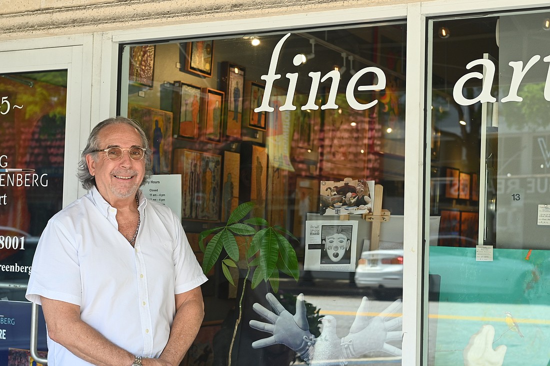Cary Greenberg has made a home for Rembrandts and Picassos on a stretch of Main Street mostly populated by bars and restaurants. (Photo by Spencer Fordin)