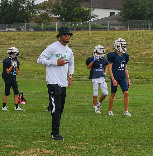 Denzel Irvin coaches only two days a week â€” Mondays and Tuesdays.