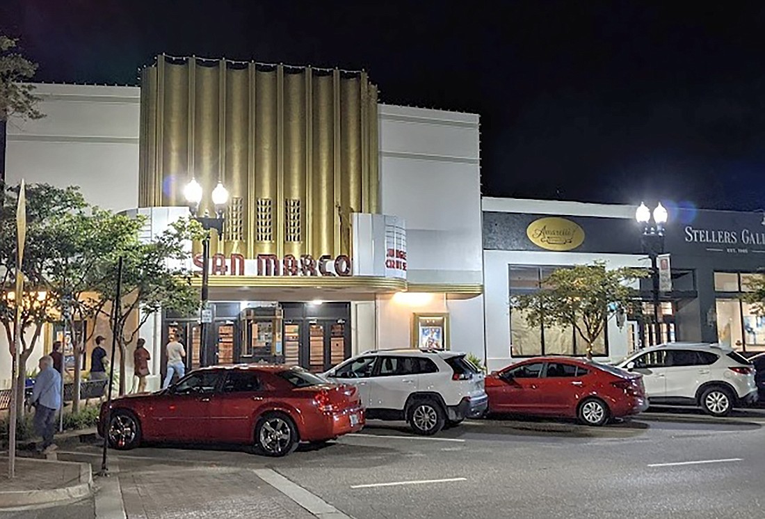 TSG Realty paid $3.35 million for the theater, gallery and retail space in San Marco Square.