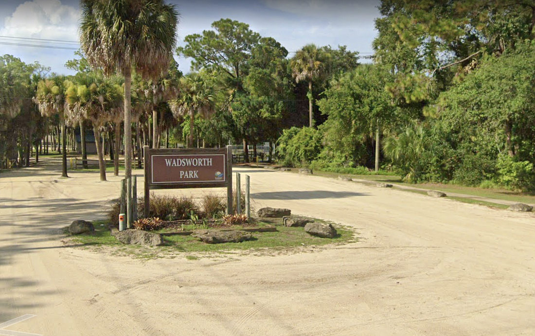 Wadsworth Park, off State Road 100 in Flagler Beach. Image from Google Maps