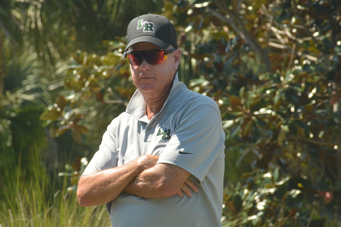 Lakewood Ranch High boys golf Head Coach Dave Frantz says the Lakewood Ranch Invitational on Sept. 17 is the only scramble event he&#39;s aware of on the high school calendar. (File photo)