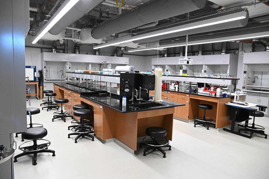 A new chemistry laboratory opened at the University of North Florida as part of a research partnership with Johnson & Johnson Vision.