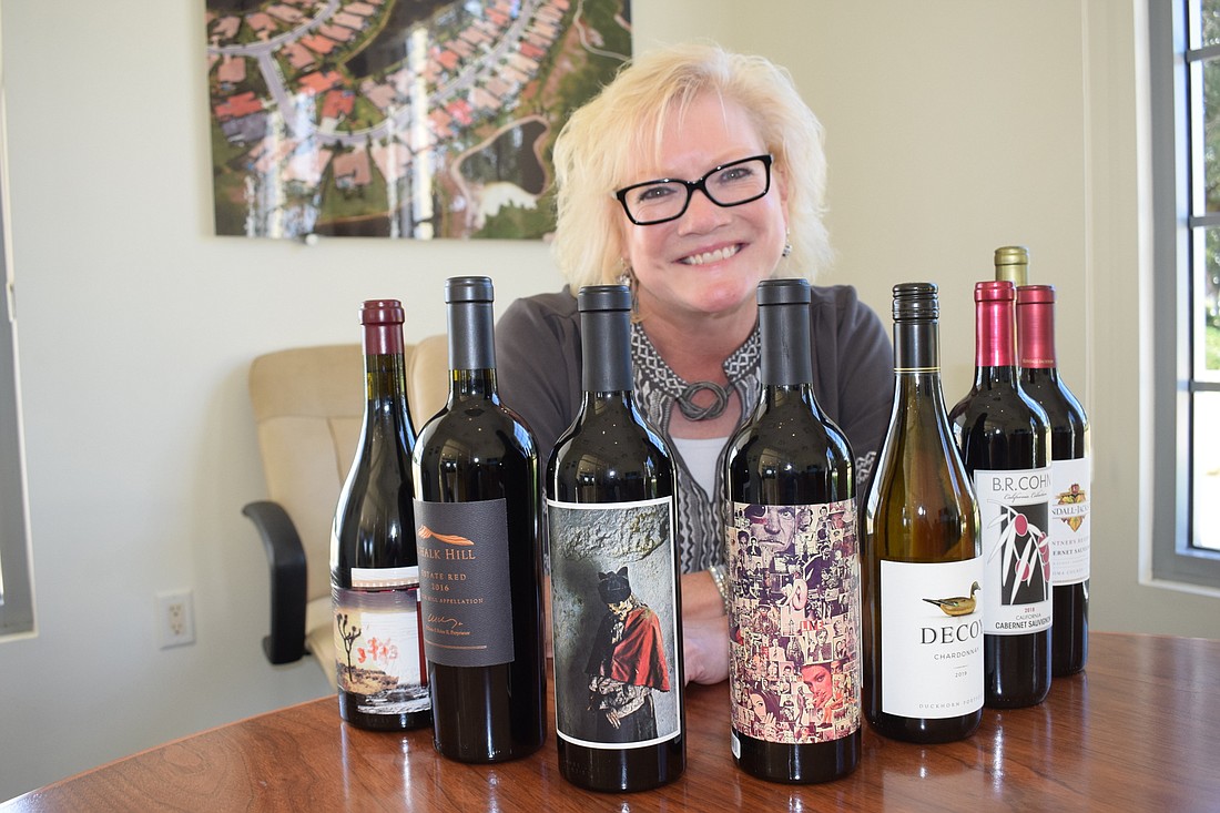 Nancy Sykes, a Lakewood Ranch Community Fund board member, is in charge of organizing the fund&#39;s first wine soiree. (Photo by Jay Heater)