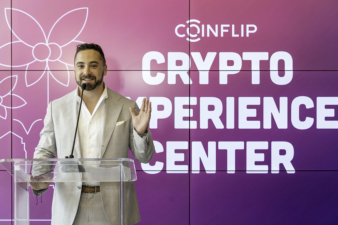 Ben Weiss, CEO and co-founder of Chicago-based CoinFlip. The company opened has opened an office in Tampa with plans to develop Web3 products and take the mystery out of cryptocurrencies. (Courtesy photo)