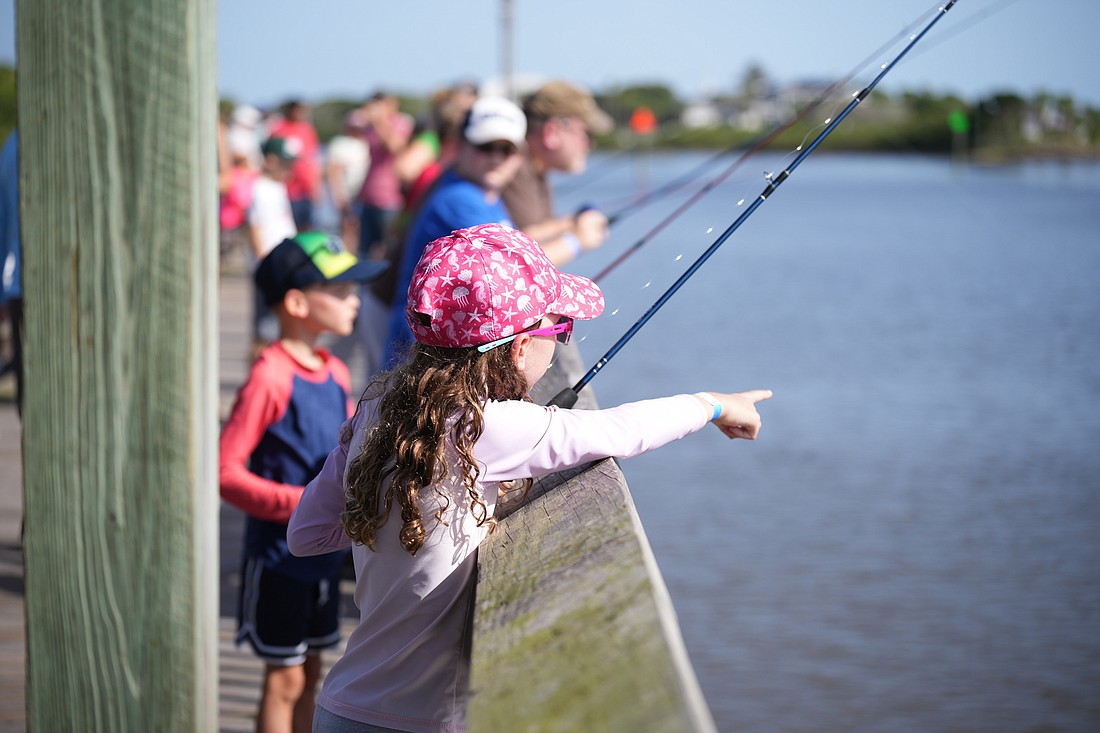The Flagler Sportfishing Club held a free junior fishing clinic on July 30 at Herschel King Park. File photo by Danny Broadhurst