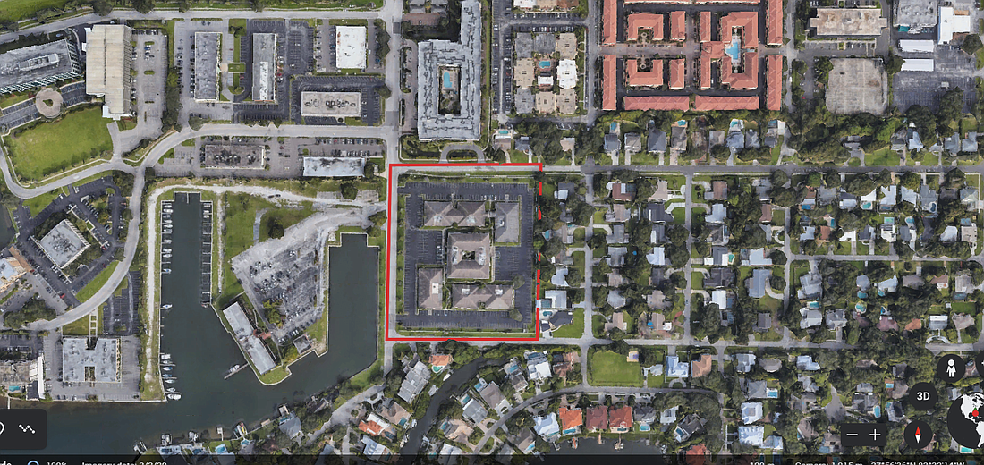 Year after residents helped kill a previous development, a South Tampa office park is sold to a local business owner who plans to build town houses on the property. (Courtesy photo)