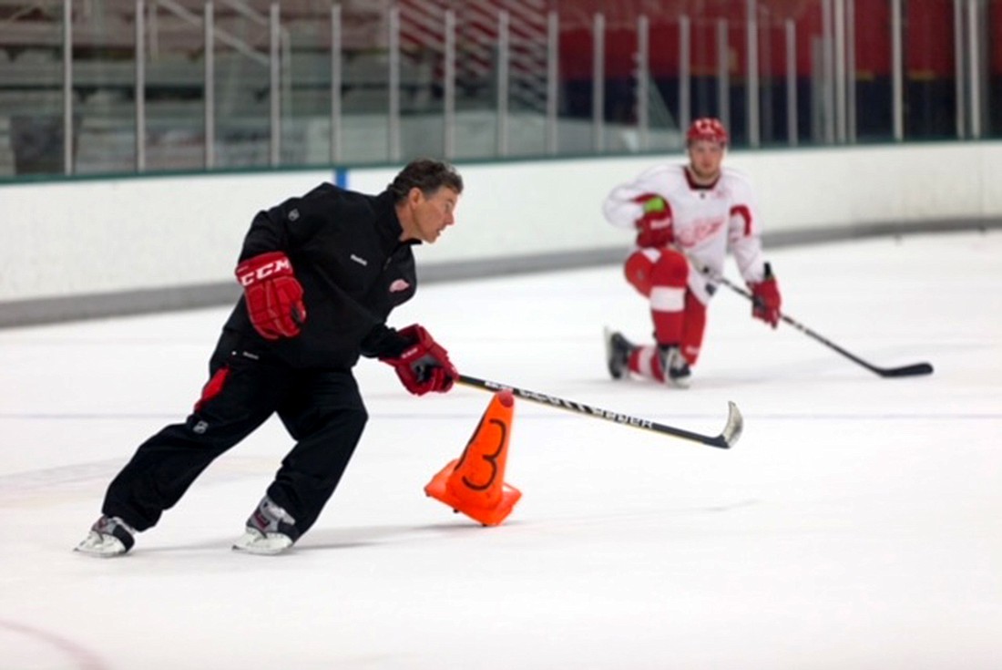 Lakewood Ranch resident Andy Weidenbach helped run unofficial practices for the Detroit Red Wings for seven years. Weidenbach said youth talent in Florida is comparable to talent in Michigan, but with less depth. (Courtesy photo)