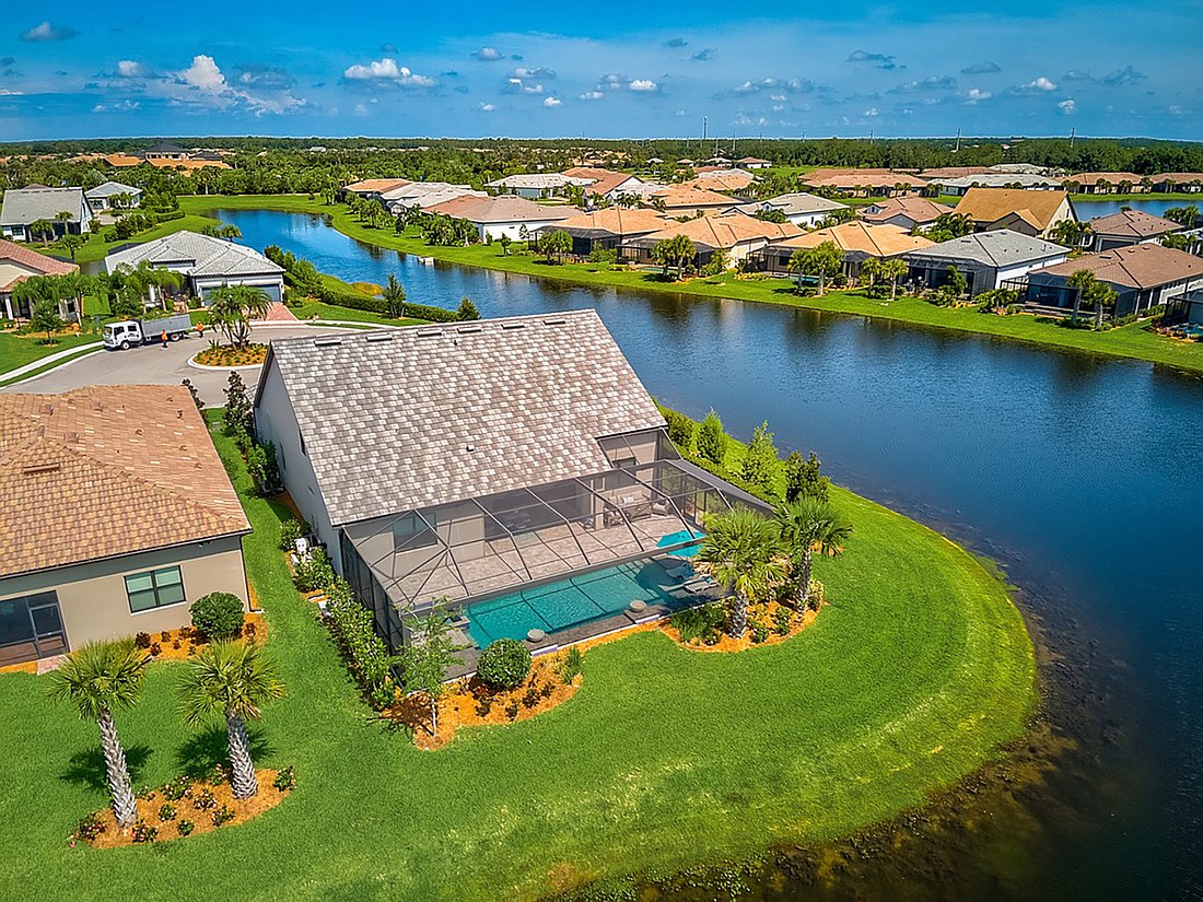 This Del Webb home at 7105 Gradford Court sold for $1,375,000. It has four bedrooms, four baths, a pool and 3,639 square feet of living area. (Courtesy photo)
