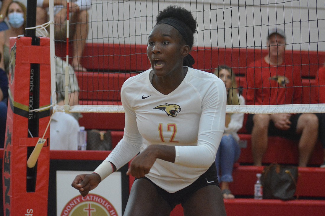 Cardinal Mooney High senior Jordyn Byrd is the reigning Gatorade Florida Volleyball Player of the Year. (File photo.)
