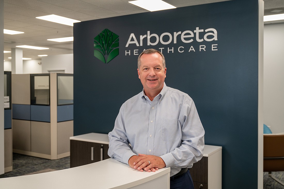 The rebranding at Arboreta Healthcare was necessary to bring the company&#39;s culture back to life and promote growth. Pictured is Louis Collier. (Photo by Lori Sax).â€¨