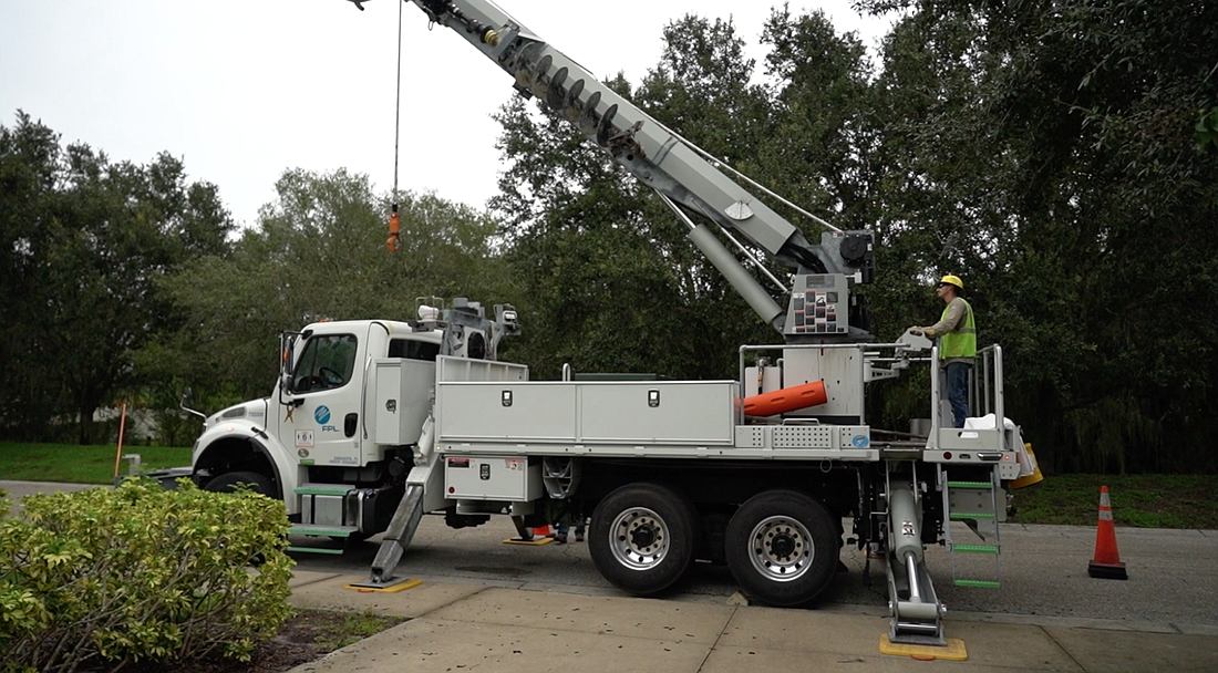 FPL begins restoration for Sarasota County customers. (Photo via FPL)