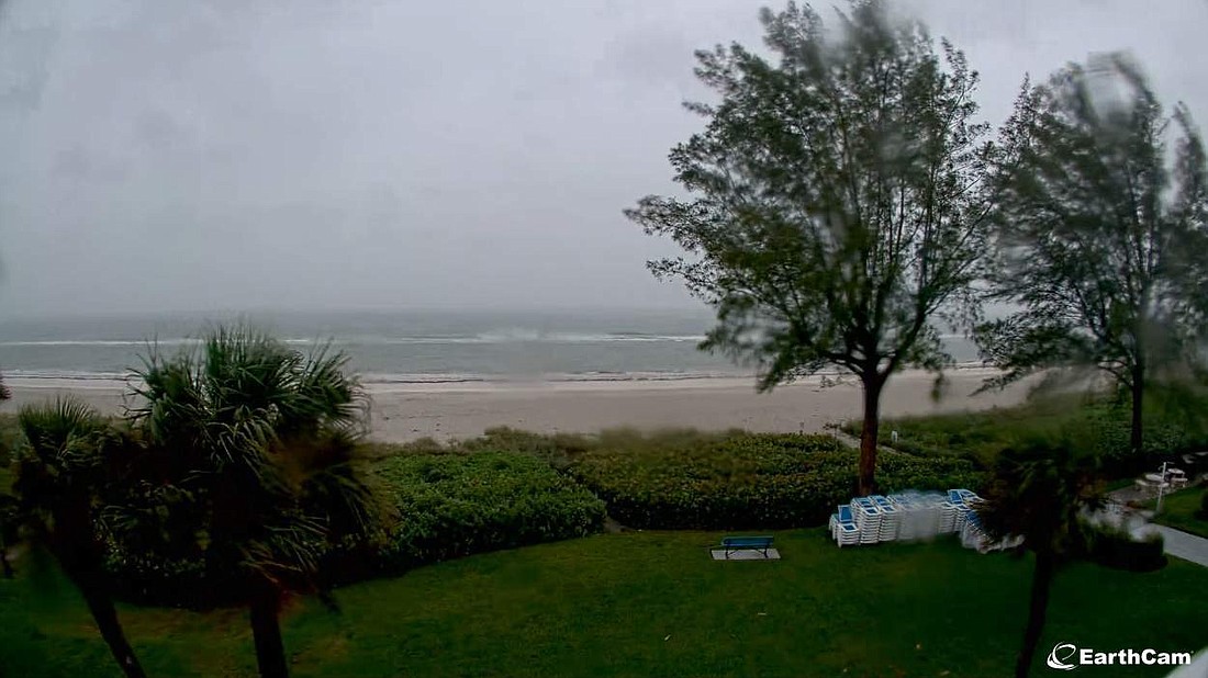 Sand Cay Beach at 10:38 a.m. Wednesday from EarthCam.com