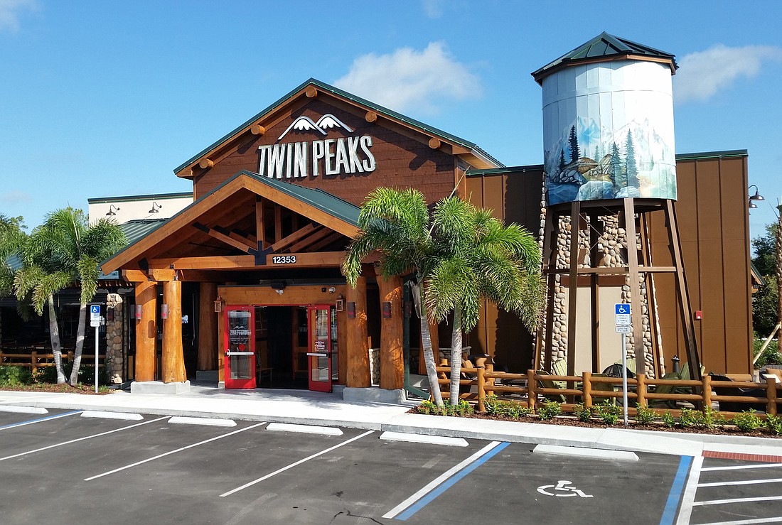 Twin Peaks Restaurant is planned at southwest Kernan and Atlantic boulevards.