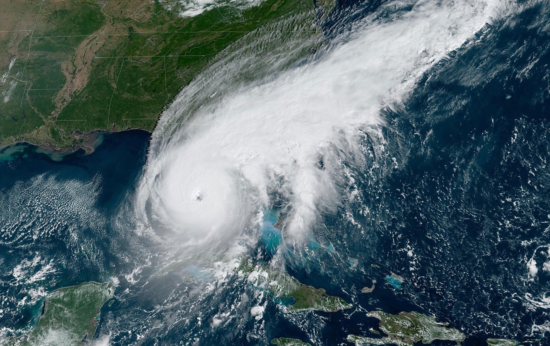 The massive, Category 4 Hurricane Ian affected nearly the entire Florida Peninsula. (Wikimedia/NOAA)