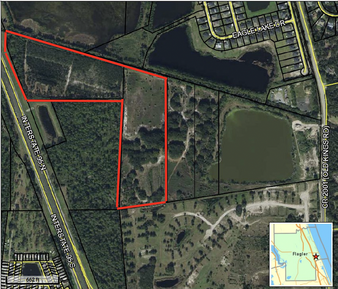 The Wexford Cove development is about 39 acres and will be an 81-lot single-family home subdivision. Image from Flagler County Planning and Development Board meeting documents