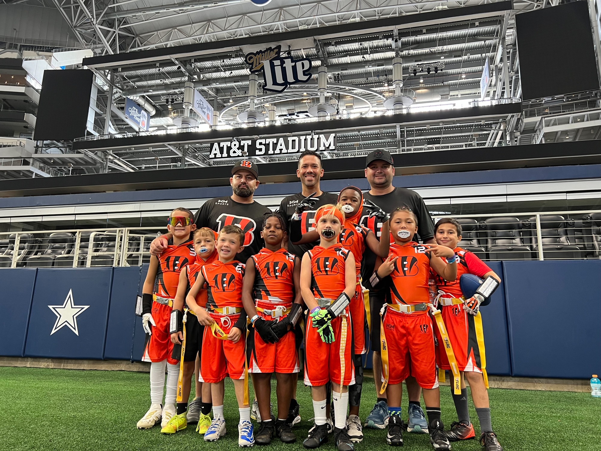 An Arlington girls flag football team won an NFL championship this past  weekend