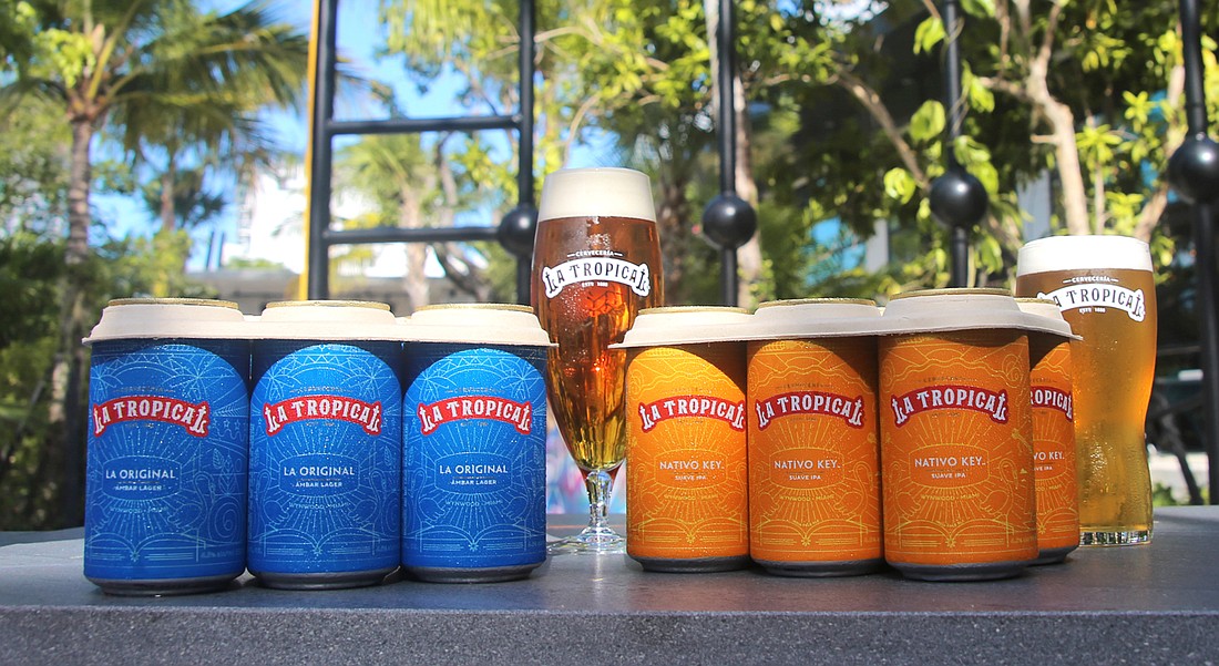 La Tropical beer brand has returned to Florida after more than 60 years. (Photo courtesy of Cerveceria La Tropical.)