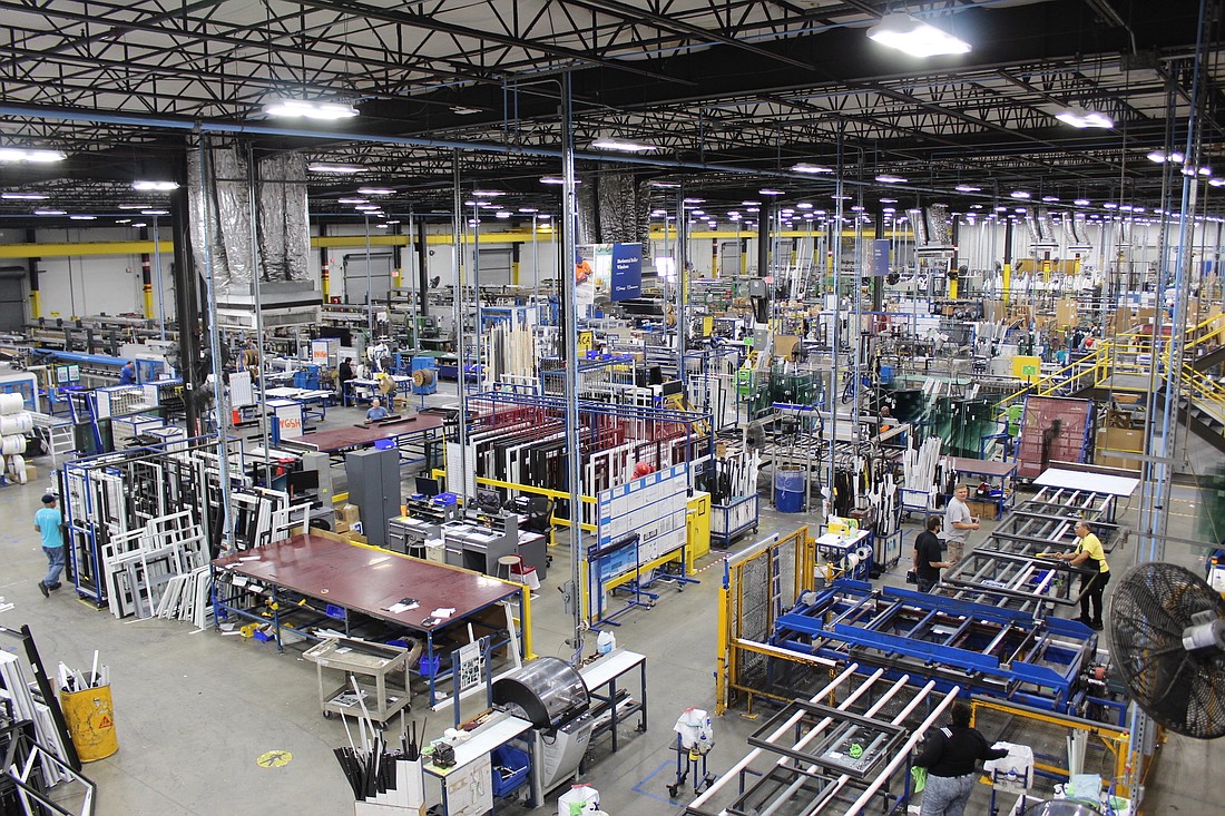 A PGT Innovations manufacturing facility. Courtesy Photo.