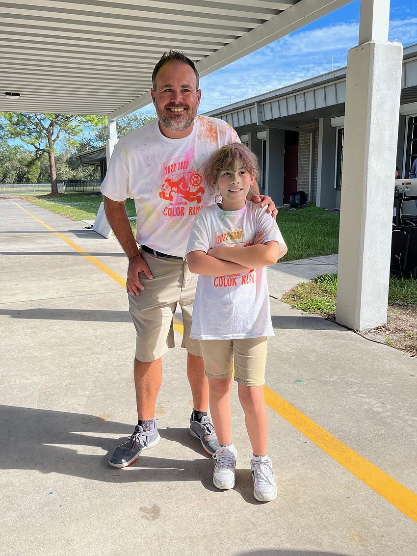 Principal James Dougherty will hand over the reins as principal to fourth grader Maya Pence for a day.