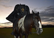 The Headless Horseman (Carmen Hansen) was the highlight of the 2022 performance of "The Legend of Sleepy Hollow."