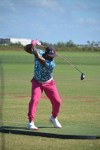 Maurice Allen said 2023 will be his final year in long drive competitions as he will challenge himself by playing typical golf events. (Photo by Ryan Kohn.)