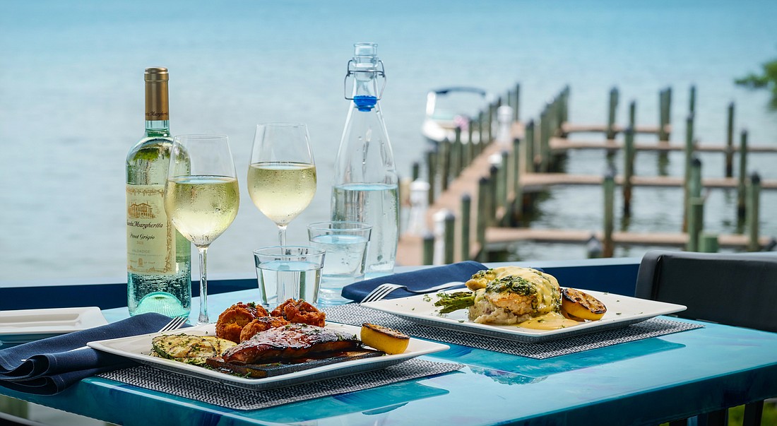 Deep Lagoon gives every diner an up-close view of Little Sarasota Bay. (Courtesy photo)