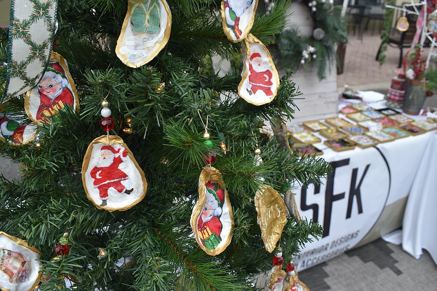 Christmas ornaments are on display at SFK Interior Designs & Accessories.