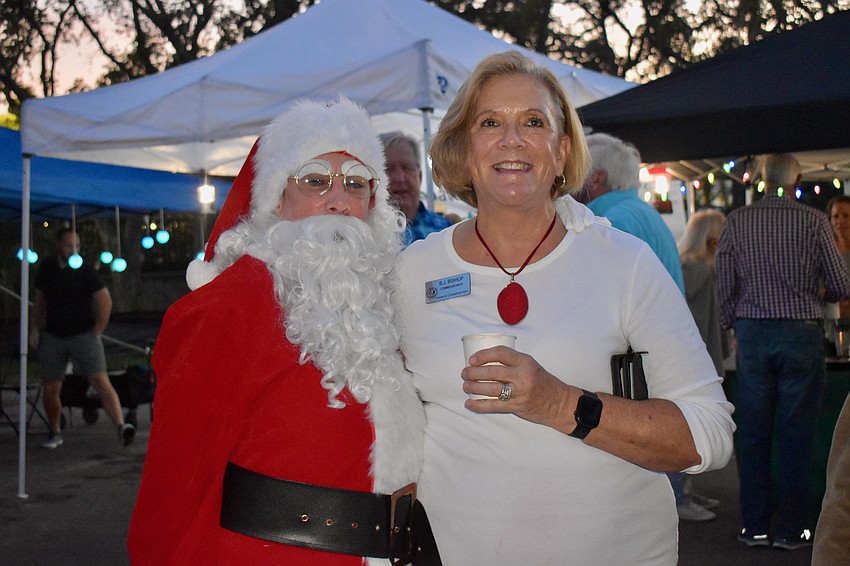 Santa asks BJ Bishop what she'd like for Christmas this year.