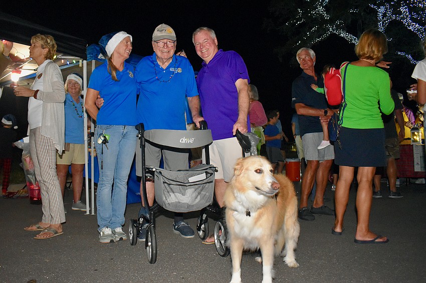 Terry Driver with John, Jack and Taffy Brill